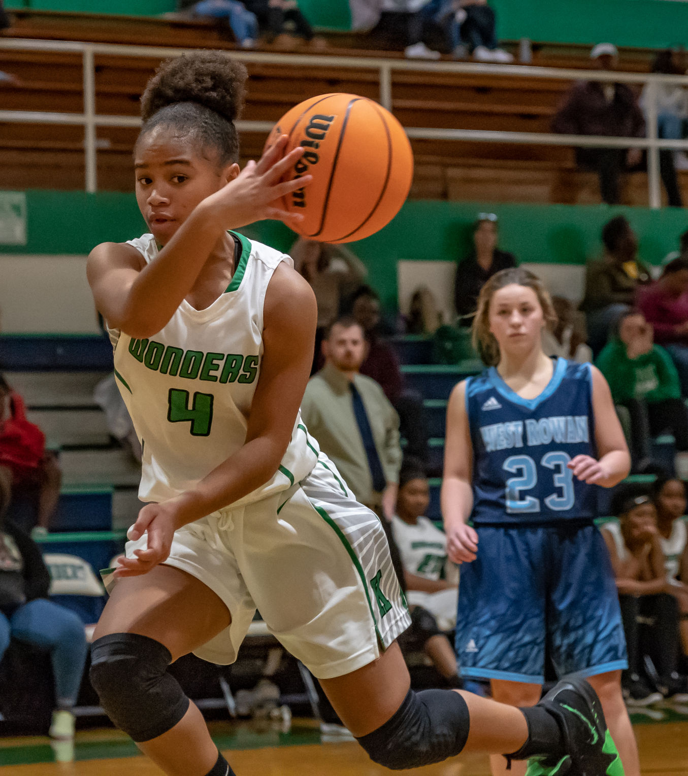 their home basketball game against West Rowan